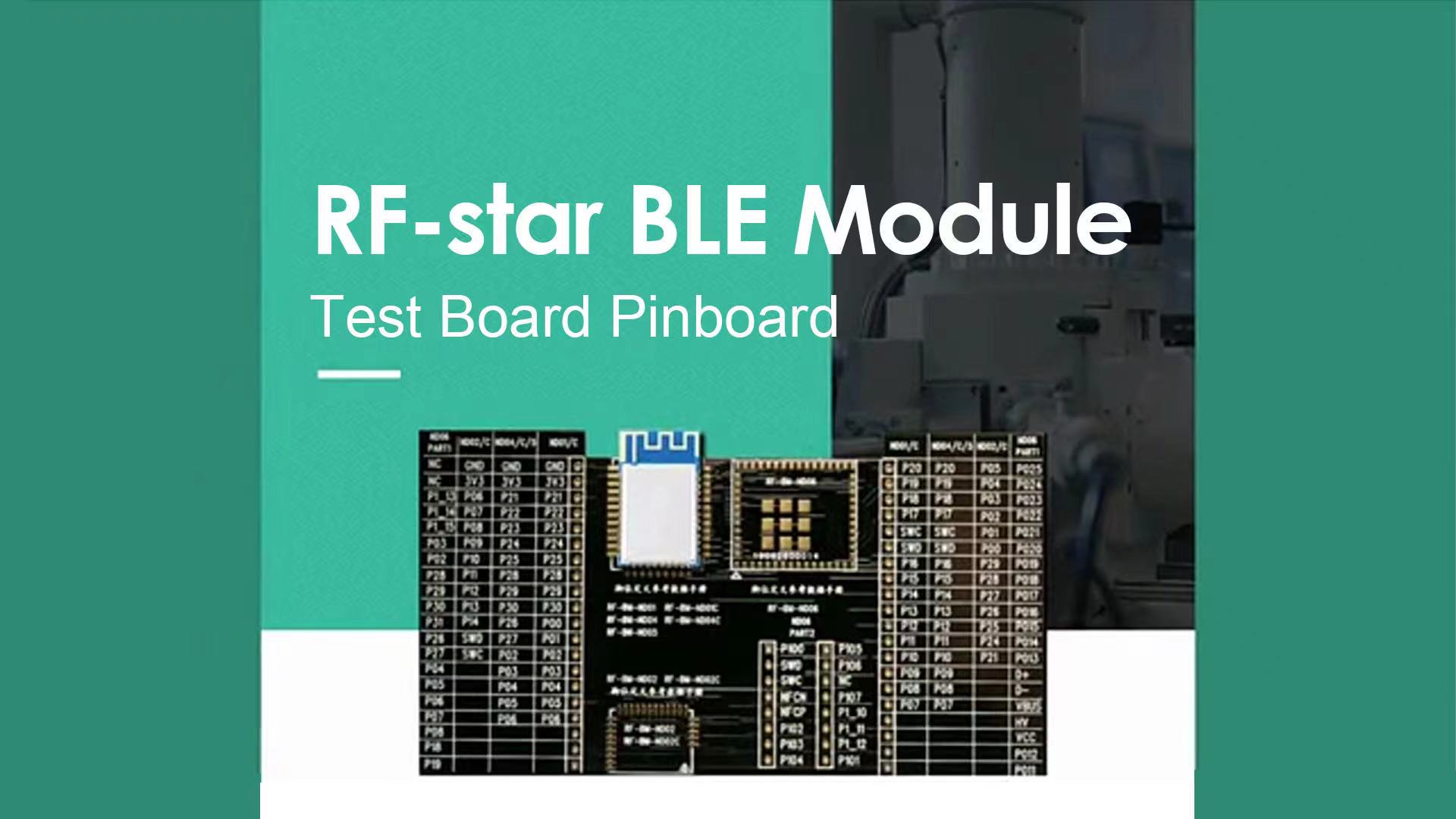 Tablero de pruebas en estrella RF para módulo de la serie TI (CC2540 CC2541 CC2640)