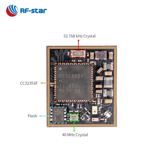 CC3235SF 2.4 GHz & 5 GHz dual-band WiFi Module