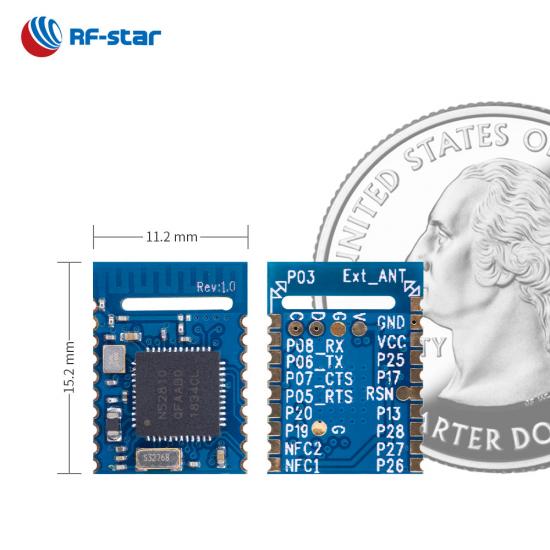 5.0 Bluetooth Module with Nordic nRF52810 Chip RF-BM-ND08C