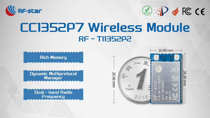 RF-star presenta el nuevo módulo CC1352P7: doble banda + multiprotocolo + largo alcance