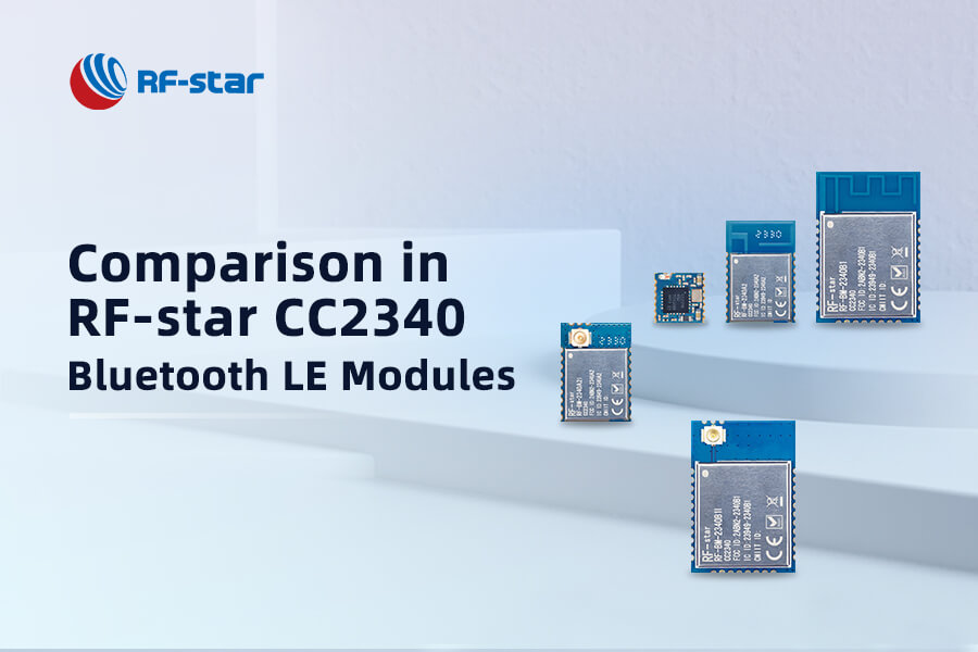 ¿Cuáles son las similitudes y diferencias entre los módulos RF-star CC2340 Bluetooth LE?