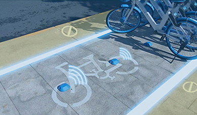 Bicicletas compartidas Fence Rampant con Bluetooth