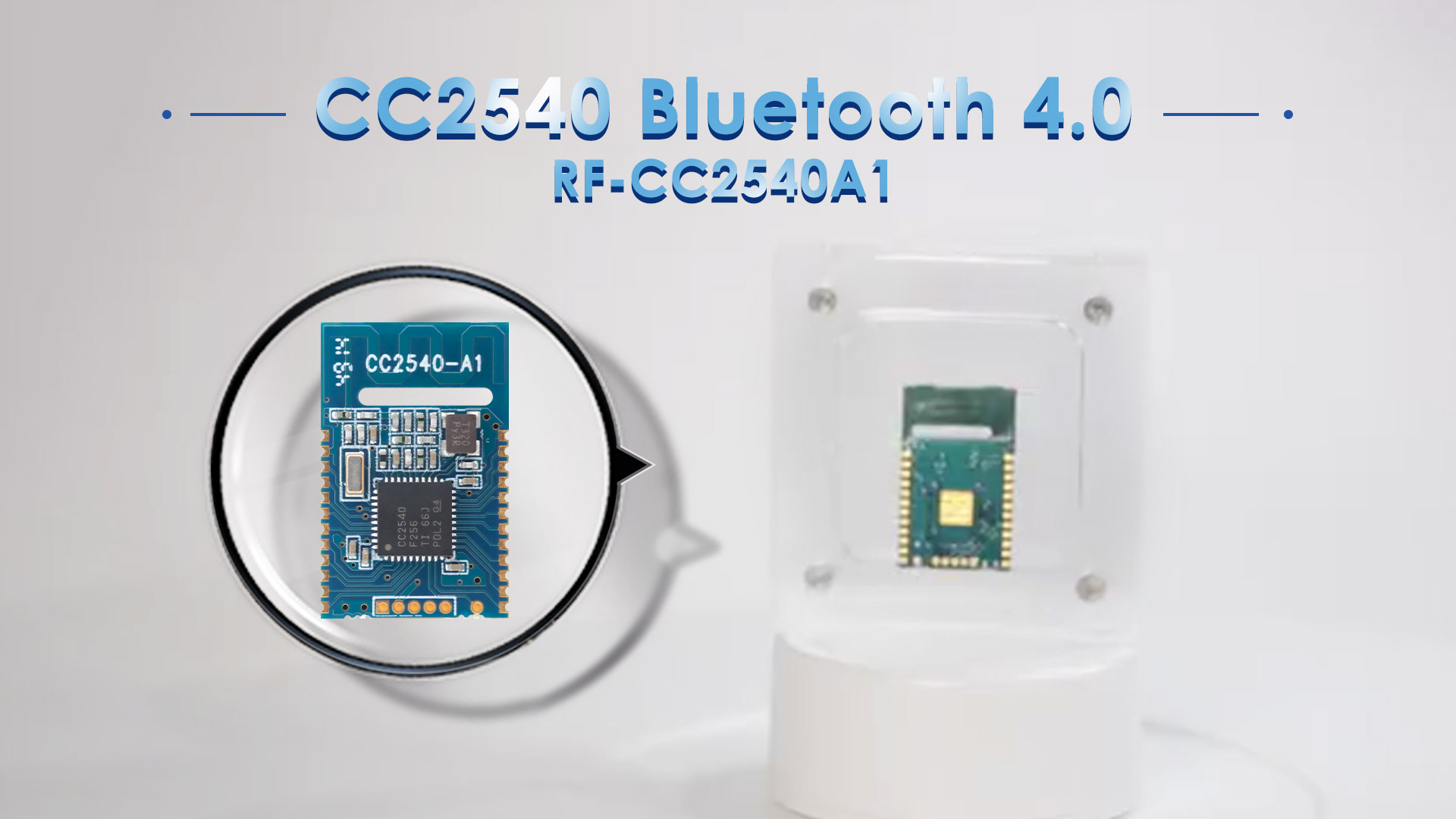 Módulo Bluetooth de baja energía (BLE) basado en TI CC2540F256